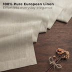Classic Linen™ by D'Moksha, Natural Table Runner 72 Inches Long, 100% Pure Linen, 14 x 72 Inch Table Runner for Dresser, Dining- Fall, Weddings, Outdoor Hosting - Image 2