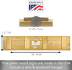 Highland Home Welcohme to our Porch Horizontal Wooden Entryway Sign - Image 4