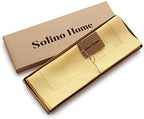 Solino Home 100% Pure Linen Woven Placemats Yellow, 14 x 19 in, Set of 4 - Image 3