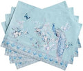 Maison d' Hermine Placemats Set of 4 Reusable 100% Combed Cotton (13"x19") by MaisondHermine