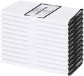 Cotton Clinic Cloth Napkins with Trim - Everyday Use Table Dinner Napkins - Soft Durable Washable - Ideal for Dinner Party Wedding Christmas Easter - Set of 12-20x20 inches Black White Napkins by CottonClinic