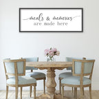 YWJKWLGS Kitchen Signs Wall Decor Art Meals and Memories Are Made Here Sign - Image 7
