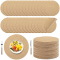 Kochorie 100 Pieces Burlap Placemats 15 Inch Round by Kochorie