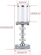 Candle Holder, Pillar Candle Holders, Crystal Candlesticks Holder for Wedding, Parties, Events, Chirstmas,Home Decor, Table Centerpieces CH048LD - Image 5