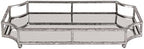 Kate and Laurel Ciel Metal Mirrored Ornate Scalloped Decorative Tray, Silver - Image 2