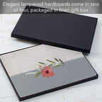 CounterArt Meadow Flower Boxed Set of 4 Premium Hardboard Placemats - Image 7