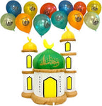 Eid Gift Inflatable Masjid Decoration with LED Lights - Indoor/Outdoor Electric Blow-Up Yard Décor, 40" Tall (Masjid Model) - Image 3