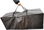 Outdoor Rectangular Cushion Storage Bag, Protective Zippered Storage Bags with Handles, 60"X20"X28" Dark Grey - Image 3