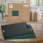 2-in-1 Serving Tray & Placemat | Faux Leather & Reversible - Image 6