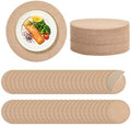 150 Pieces 11.8 Inch Burlap Round Placemats Reusable Rustic Jute Table Mats by COSINIA