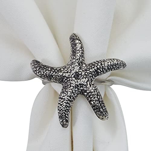 Split P Starfish Napkin Ring Set of 4 - Image 3