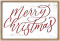 Merry Christmas Wall Decor Art Framed, 23.6×15.7 Inch Large Wooden Merry Christmas Sign, Xmas Holiday Indoor Living Room Bedroom Office Mantel Rustic Farmhouse Decorations for Home Kitchen by pechpell