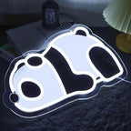 Panda LED Neon Sign, USB Powered Acrylic Decorative Light, Cute Animal Night Light for Bedroom, Nursery, Kids Room, Home Decor and Gift Idea 15.75×10.2 IN-USB Powered-Acrylic - Image 6