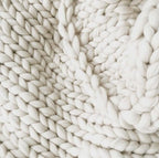 36 inch Christmas Tree Skirt: Chunky Knit Tree Skirt for 6ft Tree, Crochet Cream White Small Tree Skirt, Vintage Tree Skirts, Rustic Farmhouse Christmas Decorations - Image 4