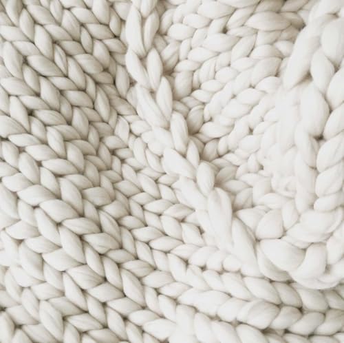 36 inch Christmas Tree Skirt: Chunky Knit Tree Skirt for 6ft Tree, Crochet Cream White Small Tree Skirt, Vintage Tree Skirts, Rustic Farmhouse Christmas Decorations - Image 4