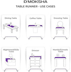 Signature Linen™ by D'Moksha, Navy Blue Table Runner 60 Inches, 100% Pure Linen, Hemstitch, Coffee Table Runner, 14 x 60 Inch for Dresser Tables- Fall, Weddings, Outdoor Hosting - Image 5
