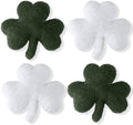 Bencailor 4 Pcs St. Patrick's Day Shamrock Pillow Plush Shamrock Shaped Throw Pillows Holiday Decorations for St Patrick's Day Irish Sofa Office Living Room Couch Car Decor(Green White) by Bencailor