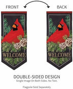 Evergreen Flag Cardinal and Evergreen Garden Flag | 28 x 12 Inches | Outdoor Décor For Holiday Christmas - Image 4
