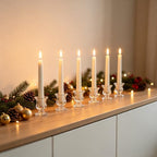 Hosley® Elevate Your Decor with Set of 48 Glass Taper Candle Holders 2.5 Inches High, Perfect for Weddings, Parties, and Elegant Home Ambiance - Image 6