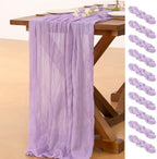10 Pack Cheesecloth Table Runner Fall Boho Gauze Wedding Party Home Decor by Socomi