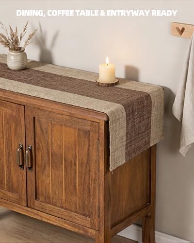 Table Runner, 13.8" × 72", 100% Natural Ramie, Handwoven - Image 4