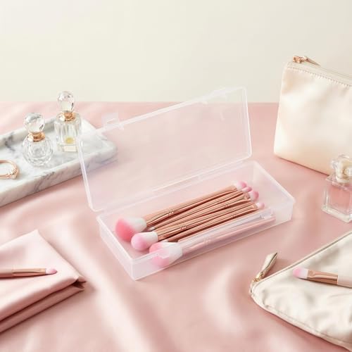 LJY 10 Clear Rectangular Plastic Boxes, 6.1 x 2.6 x 1.2 in for Beads - Image 5