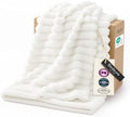 Bedsure Soft Cozy Twin XL Blanket for Bed College Dorm Off White 66"x90" by BEDSURE