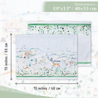 Maison d' Hermine Placemats Set of 4 Reusable 100% Cotton (13"x19") - Image 4