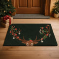 Folkulture Christmas Door Mat Outdoor, Eco Friendly Christmas Door Mats for Front Door, 28 X 16 Inch Welcome Matt or Doormat for Home Entrance, Durable & Anti Slip Coir Door Mats (Reindeer) by Folkulture