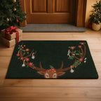 Folkulture Christmas Door Mat Outdoor, Eco Friendly Christmas Door Mats for Front Door, 28 X 16 Inch Welcome Matt or Doormat for Home Entrance, Durable & Anti Slip Coir Door Mats (Reindeer) by Folkulture