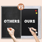 SELEAD Magnetic Chalkboard Words Sign - 20" x 30", White Solid Wood Frame - Image 6