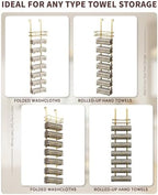 Aetyord Hanging Towel Racks for Bathroom Storage - Image 5