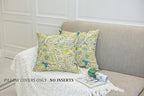 Mika Home Pack of 2 Decorative Accent Throw Pillow Cover Sham Cushion Case,Paisley Pattern,20x20 Inches,Green Brown Cream Multicolor - Image 3