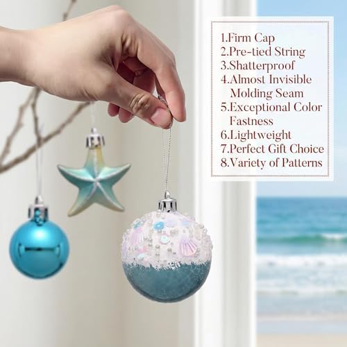 Valery Madelyn 35ct Summer Tree Ornaments Christmas in July Decorations - Image 5