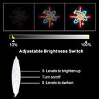 Red Starburst Neon Sign for Bedroom Music Room, Mid Century Modern Decor - Image 5