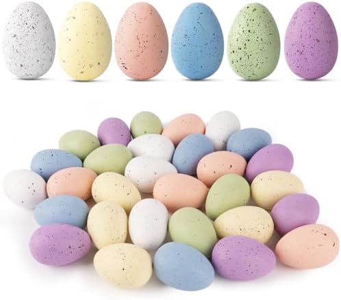 Easter Speckled Eggs (36 Pcs Pastel Color) by OLIKERSPORTS