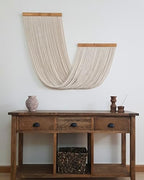Knots & Beyond Macrame Wall Hanging Large, Boho Wall Tapestry, Bohemian Wall Decor, Fiber Wall Art - Image 2
