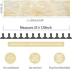 12 Packs Beige Cheesecloth Table Runner, Boho Gauze Cream Cheese Cloth Table Runner 10FT for Wedding Bridal Shower Baby Shower Birthday Farmhouse Home Decoration - Image 6