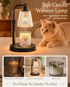 Candle Warmer Lamp with Timer Birthday Gifts for Women,Black - Image 4