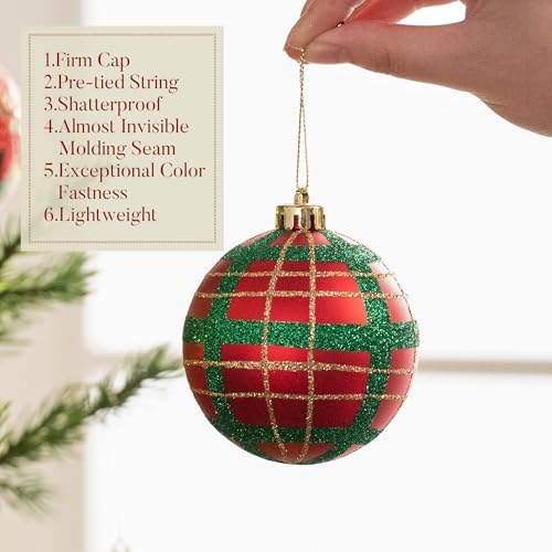 Valery Madelyn 16ct Christmas Tree Decorations Ball Ornaments 3.15 Inches - Image 5