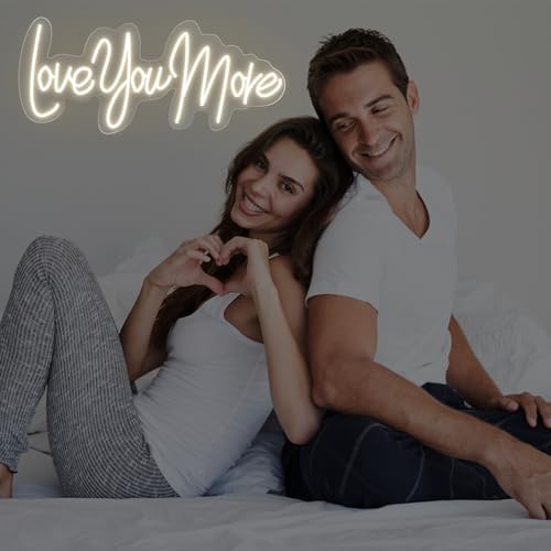 Love you more Neon Sign Romantic Wedding Led Light, Gift for Lover - Image 7