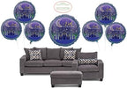 100 Pack Eid Balloons Set – Moon & Star Mylar Foil Balloons, Helium-Ready, Islamic Wall Decoration, Ramadan Gift, Eid Mubarak Party Decor - Image 5
