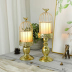 2PCS Iron Birdcage Candle Holder Decorative for Weddings Home Vintage Detachable Centerpieces Tables Hanging Outdoor Indoor Courtyard - Image 5