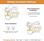 Coffee Neon Sign LED Coffee Bar Night Wall Light Decoration for Cafe Shop - Image 2