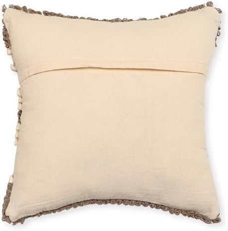 · REDEARTH · Boho Textured Handwoven Throw Pillow Cases - Boho Glam Taupe - Image 4