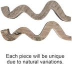 Bloomingville Marble Wave Double Taper Candle Holder, Beige - Image 5