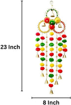 Divyakosh Wall Hanging for Home Decoration Set of 2, Multi Color Flower Diwali Lights, Home Decor, Handmade Diwali Decoration Psychedelic Wall hangings, Door Valance for Wedding - Image 4