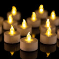 LED Tea Lights Battery Operated Flameless Candles 150 Pack Warm Yellow by Unknown