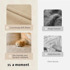 a moment Waterproof Throw Pillow Covers Set of 4,24x24 Inch Outdoor Stain Resistant Pet Friendly Pillowcases Cushion Covers for Patio Sofa and Living Room,Earth's Rhythm - Image 3