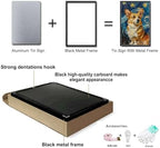 Metal Sign Tin Sign Vintage Wall Art Corgi Starry Night Corgi Playful Corgi in Night for Home Cottage and Seasonal Celebrations Waterproof Aluminum 12×16 Inches with Metal Frame - Image 7